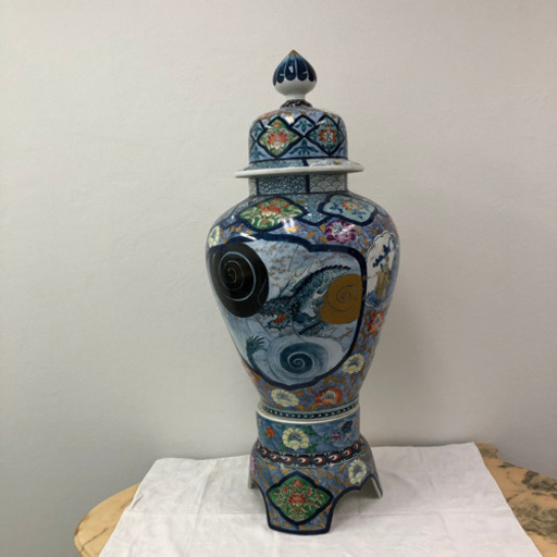 有田焼 手描き 大壺