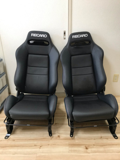 (取引中) レカロ RECARO SR 2脚セット ➕ レカロシートレール  中古美品