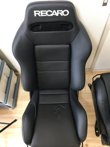 (取引中) レカロ RECARO SR 2脚セット ➕ レカロシートレール  中古美品