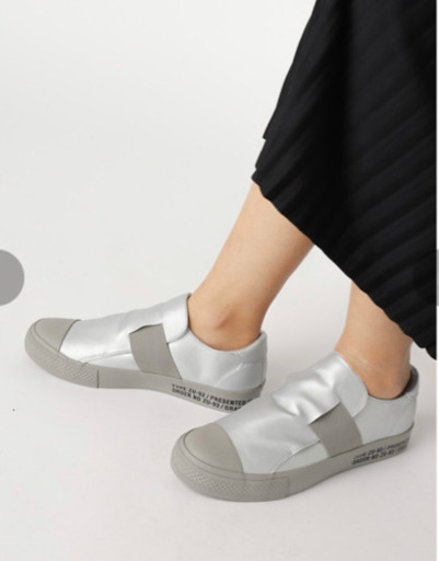 ズッカ ベルテッドスニーカー メンズ26 シルバー 新品未使用 フラボア