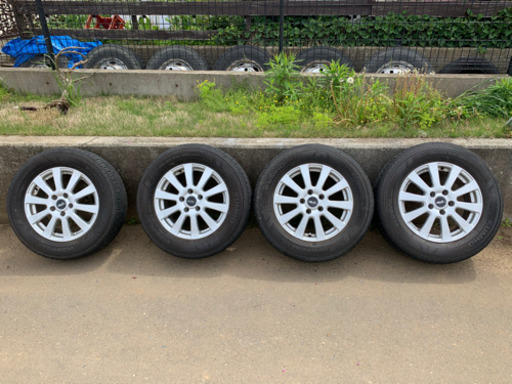 中古ホイール　ZACK JP-10　16×6.5JJ　PCD114.3　ET53　5穴　タイヤ付き