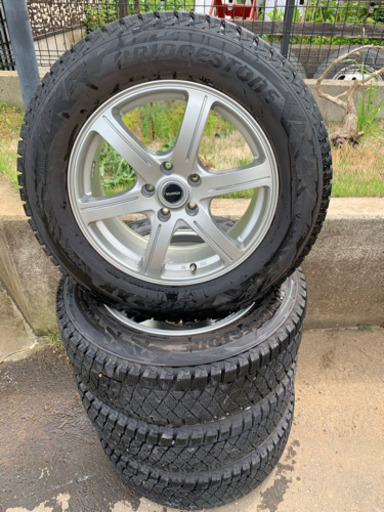 ブリジストン　バルミナ　GR6　17×7J　ET45　PCD114.3　タイヤ付き　4本セット