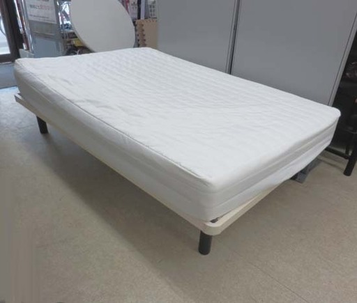 セミダブルベッド マットレス付き 無印良品 フレーム高さ31.5cm 厚さ20㎝ MUJI 良品生活 シンプル スチール ベット 脚付きマットレス ペイペイ対応 札幌市西区西野