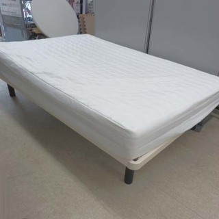 セミダブルベッド マットレス付き 無印良品 フレーム高さ31.5...