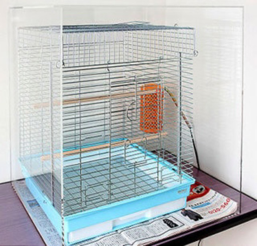 鳥かご用アクリルケース