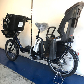 ブリヂストン アンジェリーノ 20インチ 3人乗り 8.9ah 紺色 電動自転車