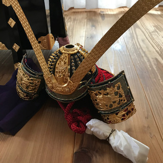 【あげます】男の子お祝い飾り兜飾り【人形の秀月】