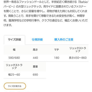 修学旅行 林間学校 リュックの画像