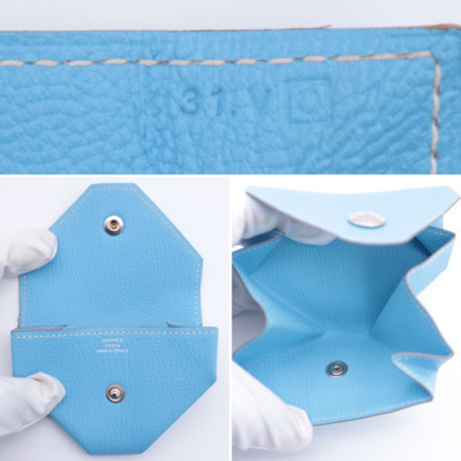 《HERMES/ルヴァンキャトル セレスト ケース》ABランク 美品