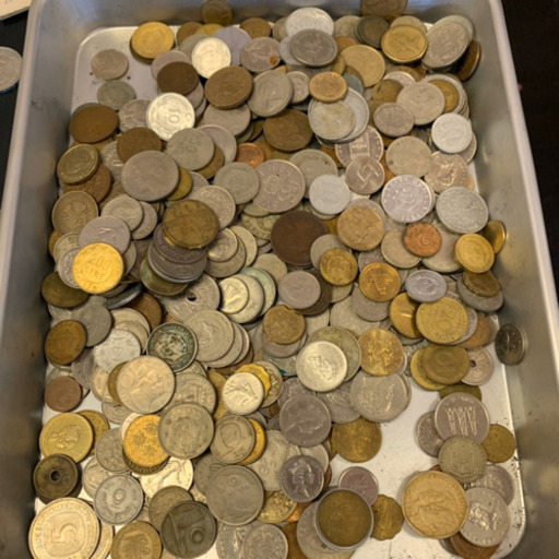 古銭　メダル　外貨コイン　５キロ　まとめ売り