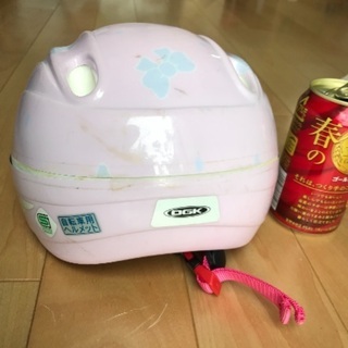 取引決定、159、女児自転車用ヘルメット（ピンク）の画像
