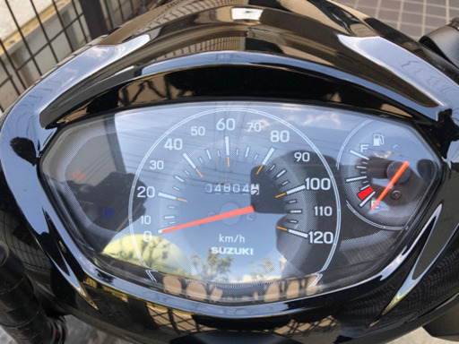 スズキ　アドレス125 2BJ-DT11A 黒色　登録後1年未満