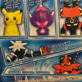 ポケモン チェーンマスコット ピカチュウ  カプ・ブルル 2個セット の画像