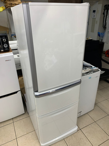 三菱 MR-C34Y-W 335L 3ドア 冷蔵庫 2015年製