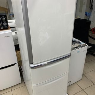 三菱 MR-C34Y-W 335L 3ドア 冷蔵庫 2015年製