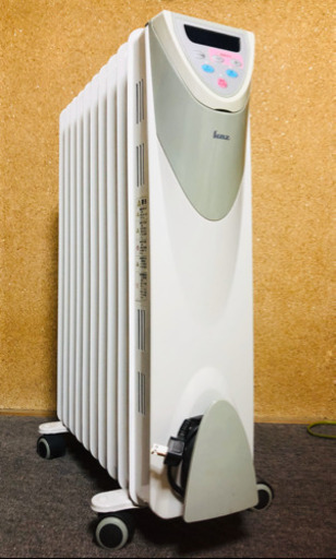 日本ゼネラル Kaz 電気オイルヒーター KQ134H 10枚フィン/キャスター付き良品 暖房
