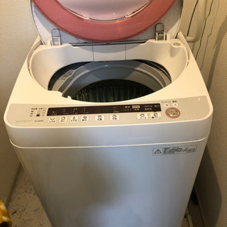 洗濯機　シャープ製