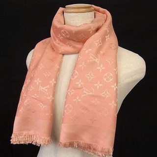 ルイヴィトン ストールピンク美品（中古）