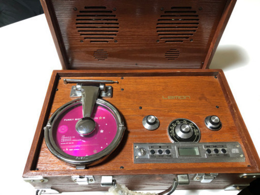 アンティーク　CD   ラジオ　インテリア