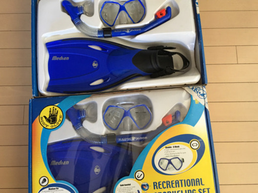 ２セット価格　BODY GLOVE シュノーケリングセット