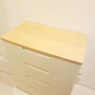 プラスチック4段チェスト(収納)の画像