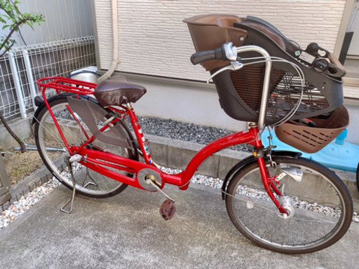 【値下げ！】子供乗せ自転車 子乗せ 自転車 3人乗り対応 非電動