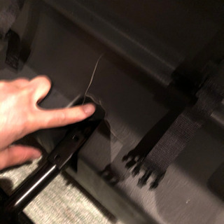 札幌近郊 ハイエース 5型 30年1月車 トリコット シート シートベルト付き