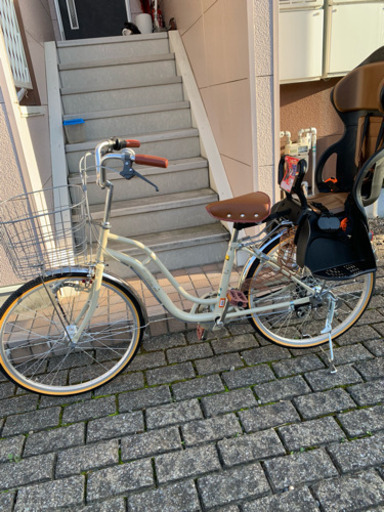 新品未使用☆オシャレな子供のせ自転車