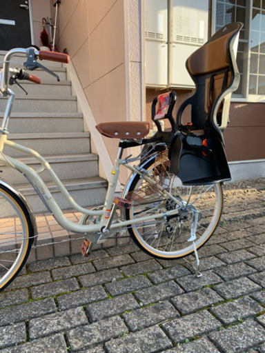 新品未使用☆オシャレな子供のせ自転車