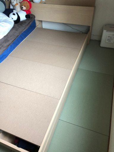 【中古美品】収納付きベッド シングルサイズ