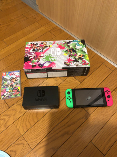 【美品】ニンテンドースイッチ本体スプラトゥーン2同梱版