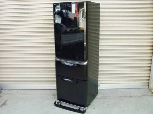 MITSUBISHI/三菱　自動製氷付き　ノンフロン冷凍冷蔵庫　370L　MR-C37W-B