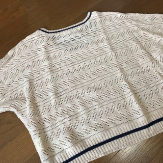 【Ｍサイズ】　お値下げしました　SM2 かぎ編みニットの画像
