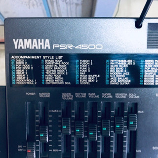 110番 YAMAHA✨電子ピアノ/キーボード✨PSR-4500‼️の画像
