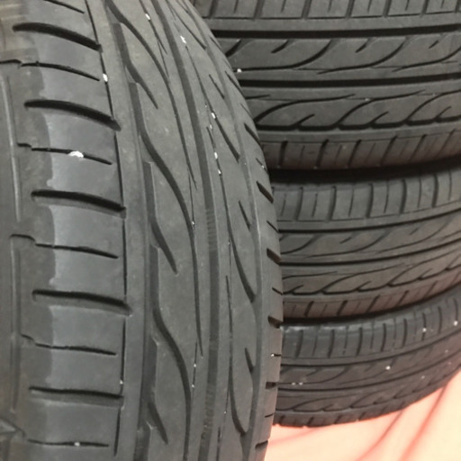再値下げ‼️138-1ダンロップEC202 165/55R15 ダイハツ純正アルミホイール付4本セット 15×4.5J +45 ムーブなどに DUNLOPエコタイヤ