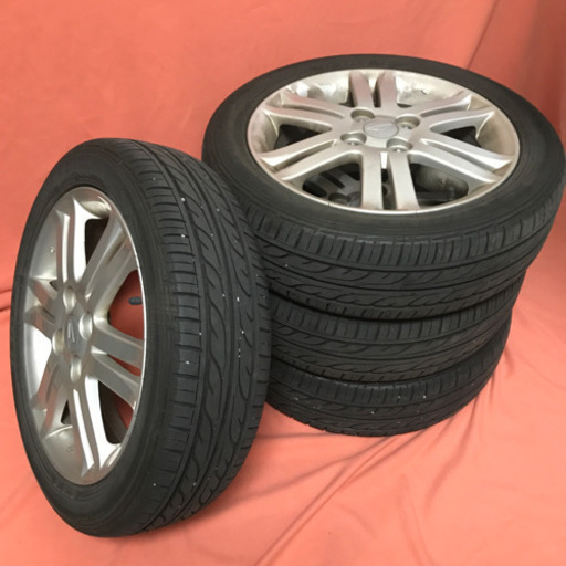 再値下げ‼️138-1ダンロップEC202 165/55R15 ダイハツ純正アルミホイール付4本セット 15×4.5J +45 ムーブなどに DUNLOPエコタイヤ