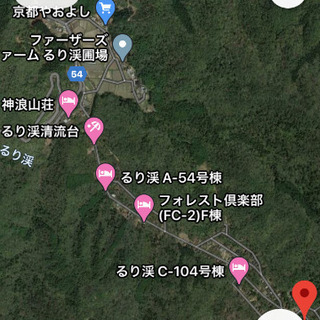 るり渓　別荘地　 − 京都府