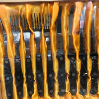 【未使用】フォークナイフ10本セット　石鍋シェフの画像