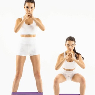 ラバトレ「美脚と美尻」ラバーバンドでトレーニングの画像