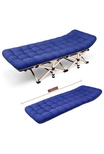 折りたたみベッド コンパクト アウトドア キャンピングベッド 耐荷重200kg 寝心地いい 通気 移動便利 フォールディング 人体工学設計 仮眠 昼休 残業 防災用 キャンプ 収納袋付き 190*71*37cm