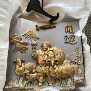 新品　日本伝統民芸陶器 大黒様 開運瓦 検 美術工芸品 縁起物 陶芸の画像