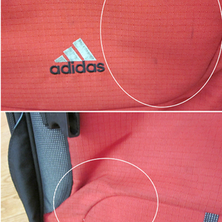 adidas キャリーバック キャスター付き スーツケース キャリーケース  旅行バッグ カバン 赤 アディダス ☆ 札幌市 清田区 平岡の画像