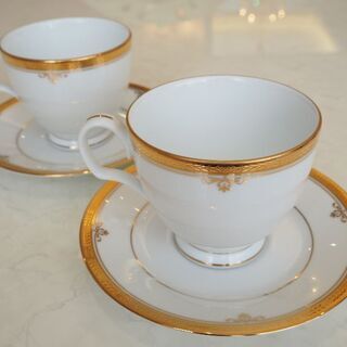 ノリタケのコーヒーカップセット