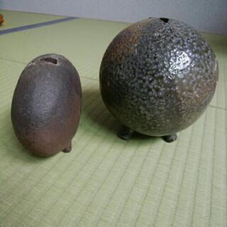 花器　流紋焼一輪挿し他　5個セットの画像