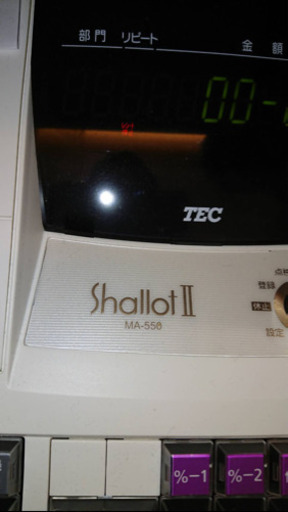 TEC shallot2 MA-550 レジスター