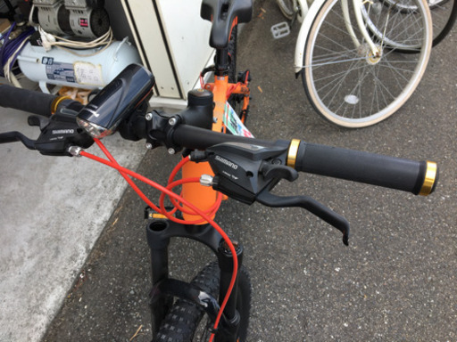 ●販売終了●自転車　マウンテンバイク　27.5インチ　21段変速　ライト付き　中古品