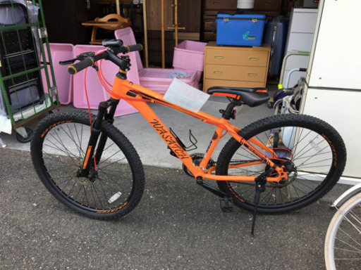 ●販売終了●自転車　マウンテンバイク　27.5インチ　21段変速　ライト付き　中古品