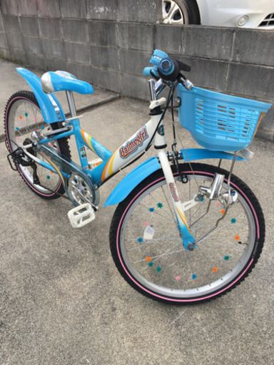 ブリジストンバーミィガール22インチ子供用5段変速