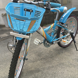 ブリジストンバーミィガール22インチ子供用5段変速