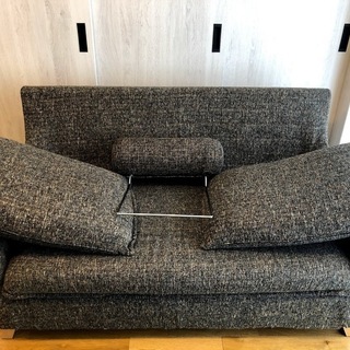 ビーカンパニー 2人掛けソファ ダークブラウン